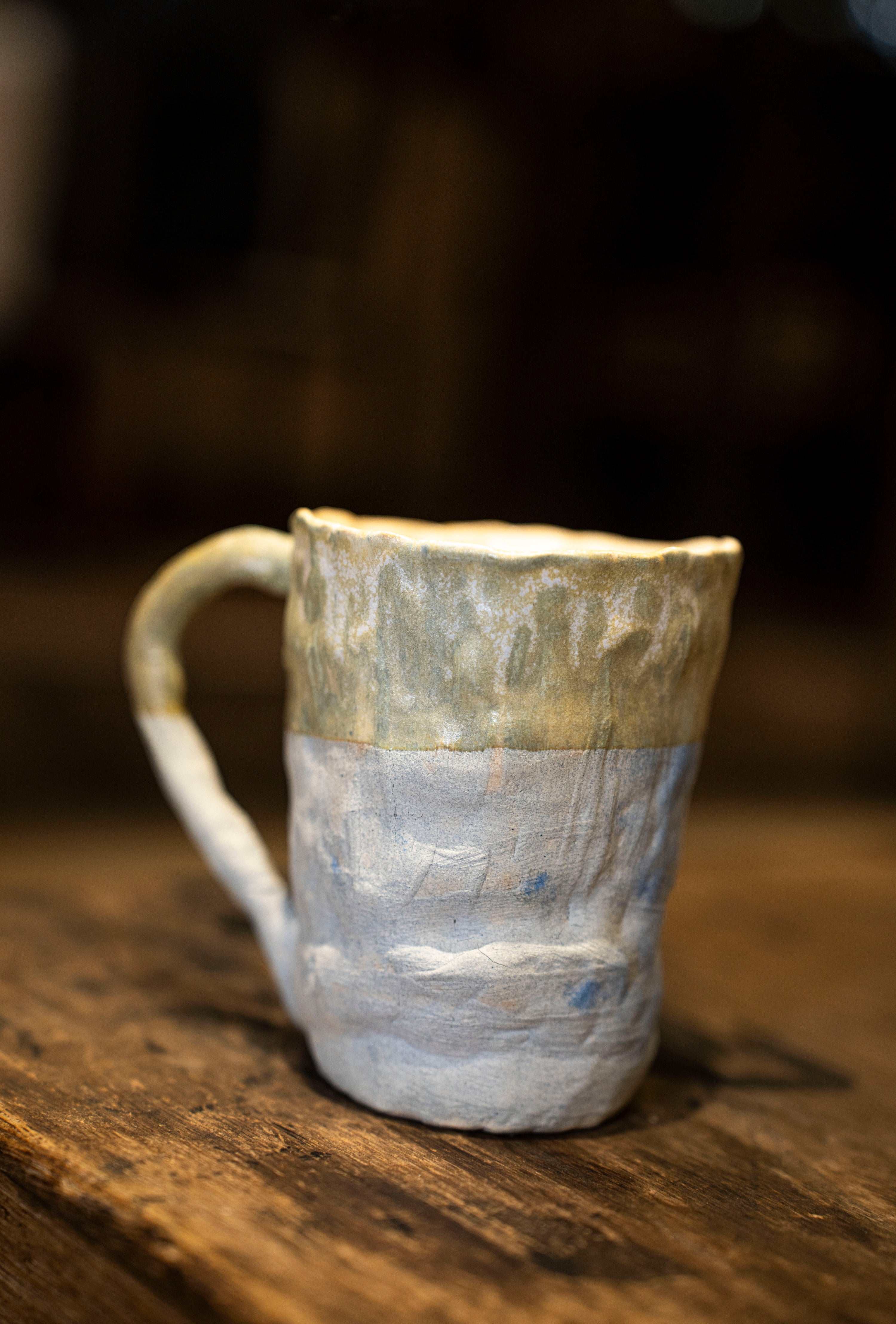 Buckwheat Clay Mug · Ash Gold No.001-A