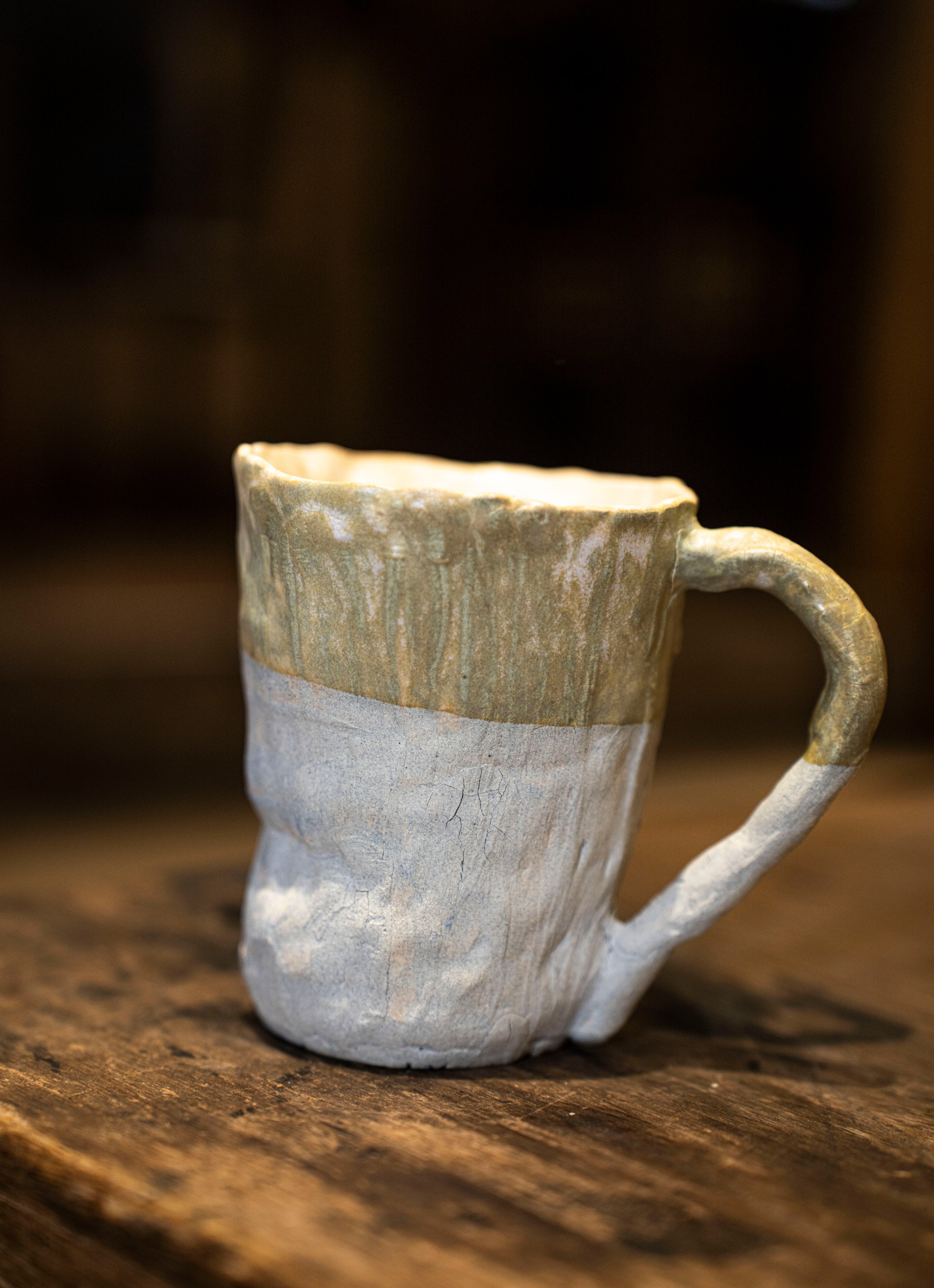 Buckwheat Clay Mug · Ash Gold No.001-A
