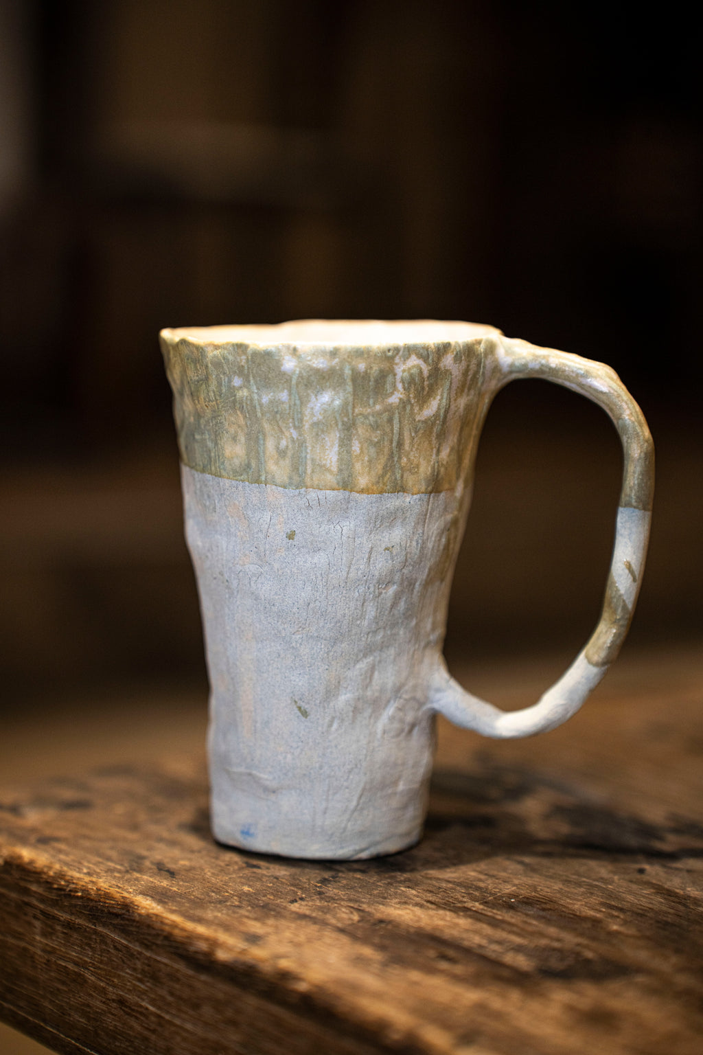 Buckwheat Clay Mug · Ash Gold No.001-B