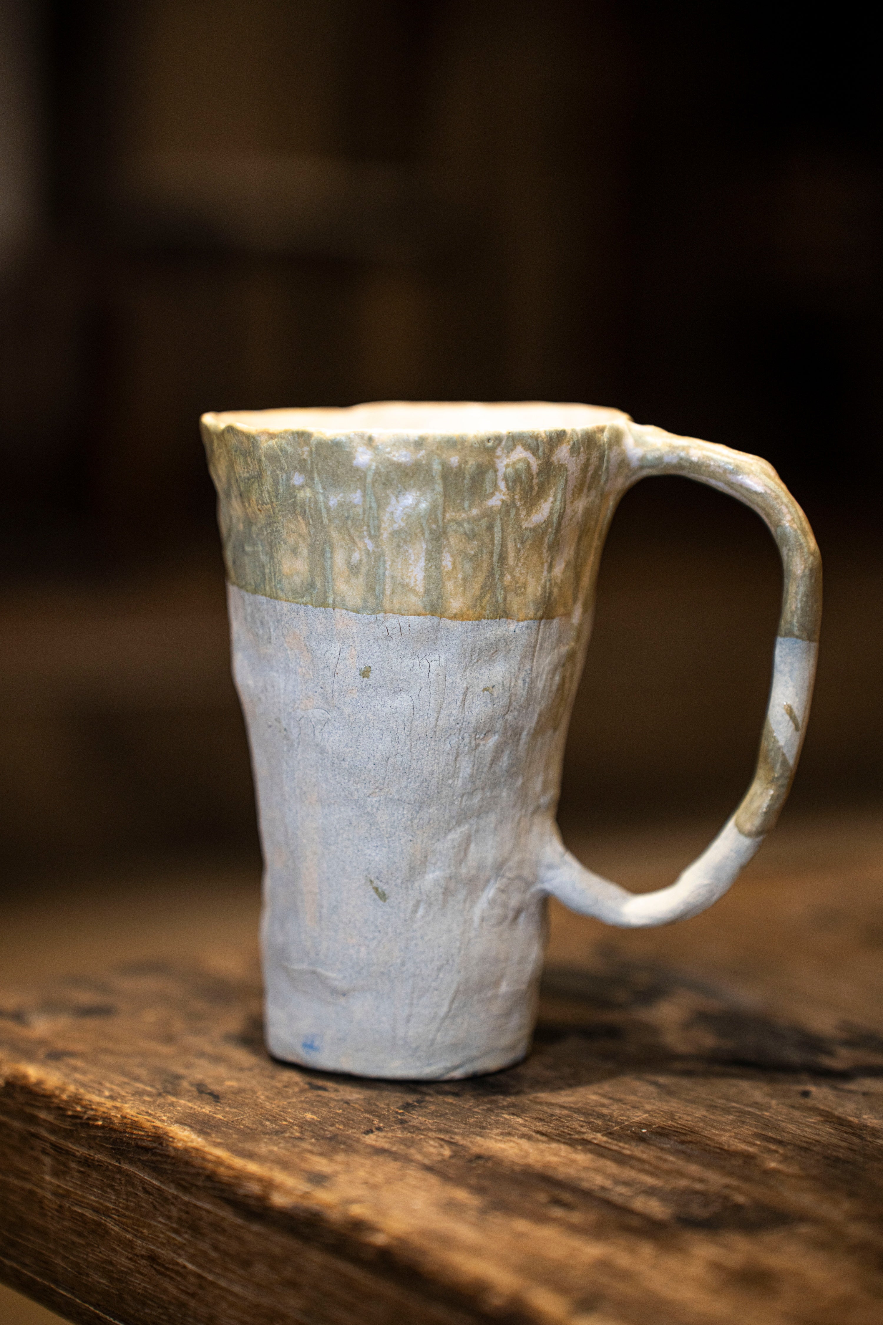 Buckwheat Clay Mug · Ash Gold No.001-B